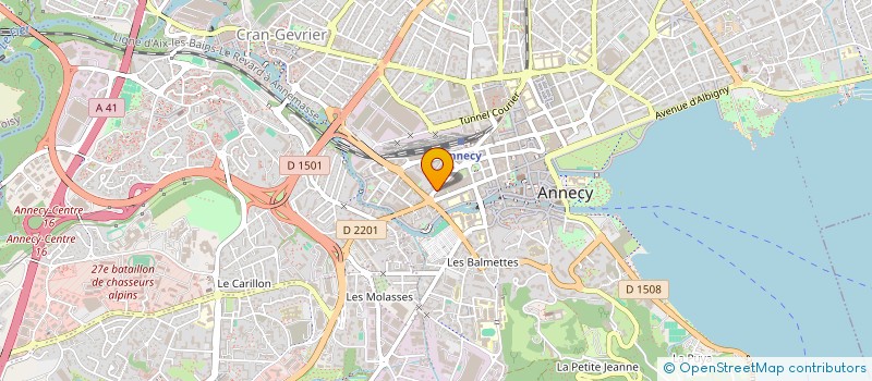 localisation de l'entreprise SAGNOL THIERRY SARRE JOEL VAPILLON JULIEN  ANNECY