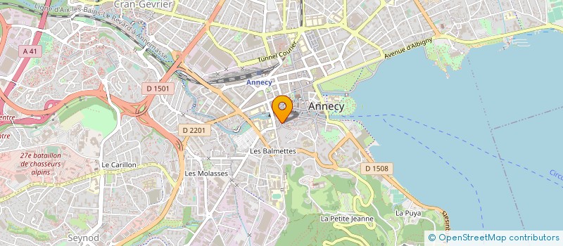 localisation de l'entreprise SAGO à ANNECY