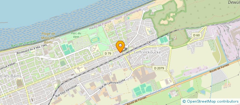 localisation de l'entreprise SAGO NKL à DUNKERQUE