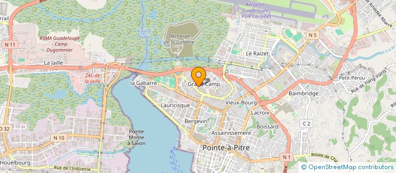 localisation de l'entreprise SAGONNE 1 à LES ABYMES