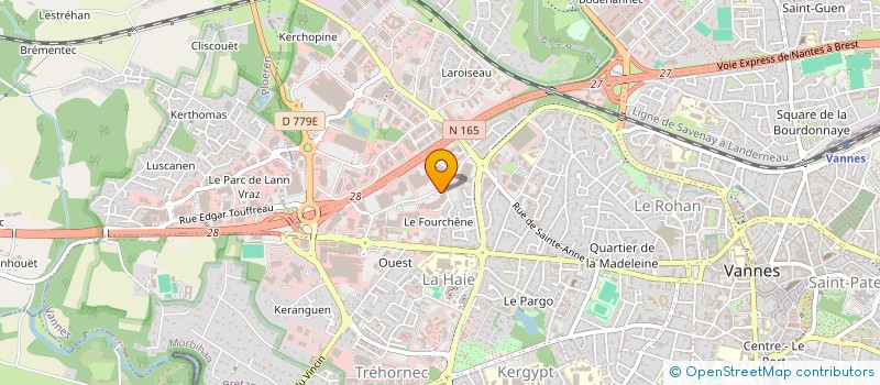 localisation de l'entreprise SAGOT à VANNES