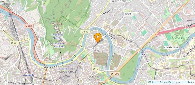 localisation de l'entreprise SAGOT LIONEL ET BARET ISABELLE  GRENOBLE