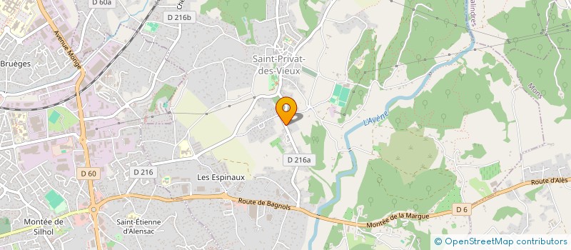 localisation de l'entreprise SAGOUINS CEVENOLS AIRSOFT  SAINT-PRIVAT-DES-VIEUX