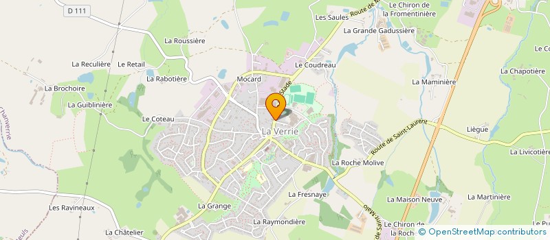 localisation de l'entreprise SAGP  CHANVERRIE