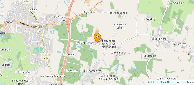localisation de l'entreprise SAGRADA à HERIC
