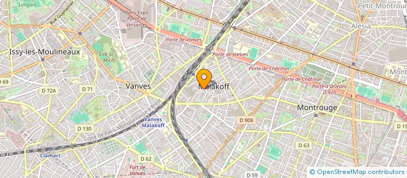 localisation de l'entreprise SAGRARIO MALAKOFF  MALAKOFF