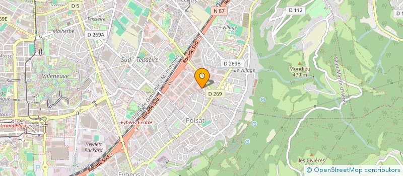 localisation de l'entreprise SAGS ELEC à SAINT-MARTIN-D'HERES