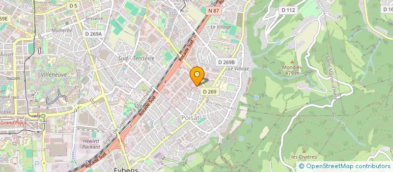 localisation de l'entreprise SAGS FRANCHISE GROUP  SAINT-MARTIN-D'HERES