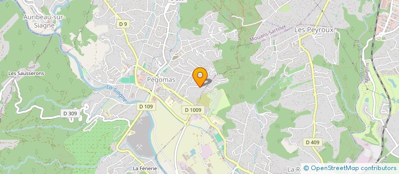 localisation de l'entreprise SAGT COTE D'AZUR  PEGOMAS