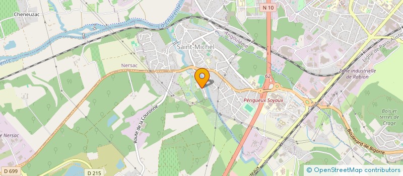localisation de l'entreprise SAGUET - DUBROCA à SAINT-MICHEL