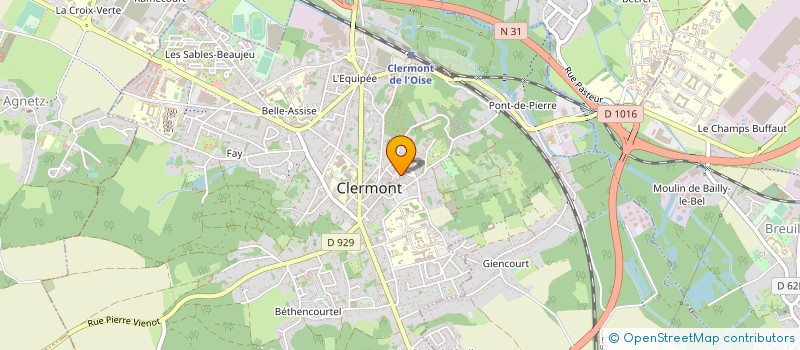 localisation de l'entreprise SAGUEZ ET FILS à CLERMONT