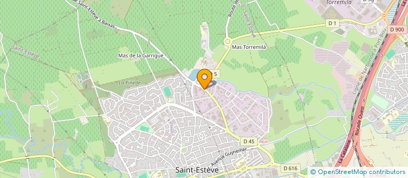 localisation de l'entreprise SAGUY CONSTRUC EQUIPEMENT ELEC à SAINT-ESTEVE