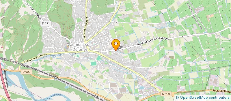 localisation de l'entreprise SAGYPARC I  CAUMONT-SUR-DURANCE