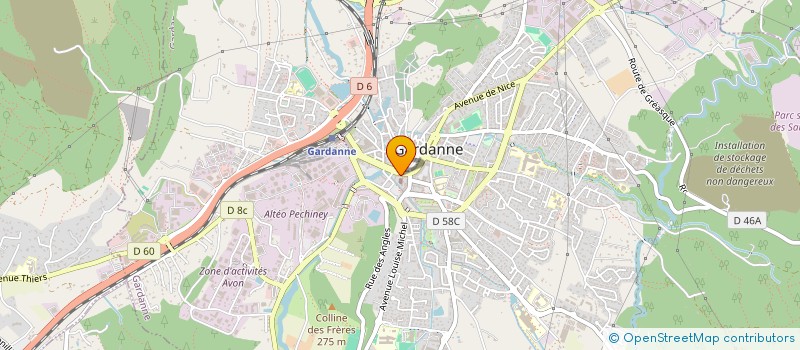 localisation de l'entreprise SAH à GARDANNE