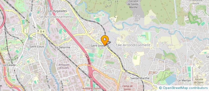 localisation de l'entreprise SAH-AUTO  MARSEILLE