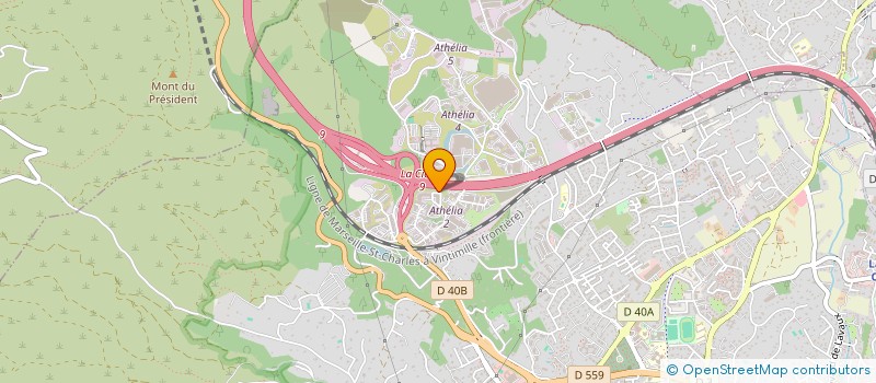 localisation de l'entreprise SAH MISTRAL  LA CIOTAT