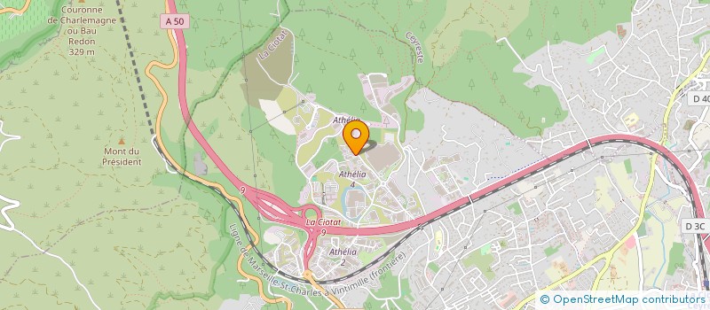 localisation de l'entreprise SAH MISTRAL II  LA CIOTAT