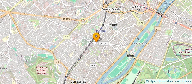 localisation de l'entreprise SAHA-INVEST  PUTEAUX