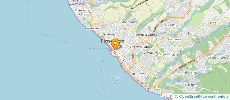 localisation de l'entreprise SAHA MARLYSE ELVIRE SHOP  BASSE-TERRE