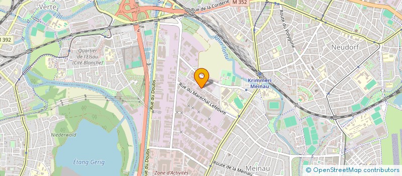 localisation de l'entreprise SAHABA DISTRIBUTION à STRASBOURG