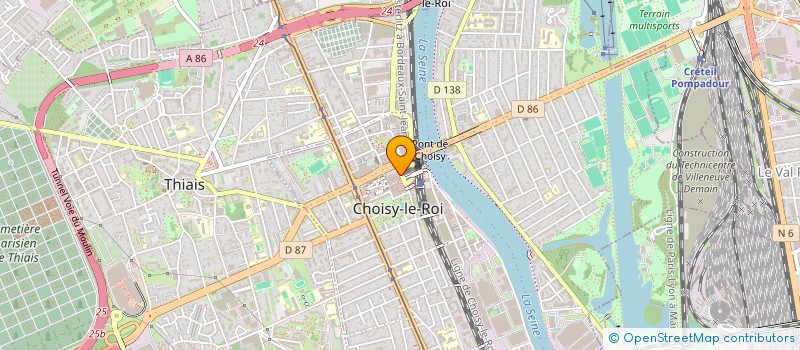 localisation de l'entreprise SAHAN SARL  CHOISY-LE-ROI