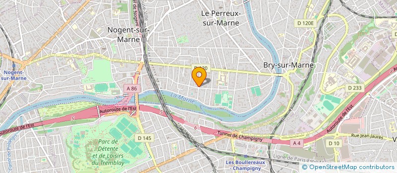 localisation de l'entreprise SAHANA  LE PERREUX-SUR-MARNE