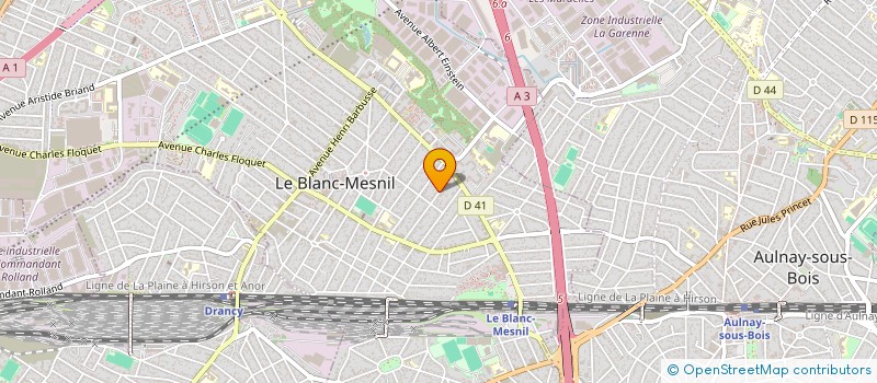 localisation de l'entreprise SAHANA à LE BLANC-MESNIL