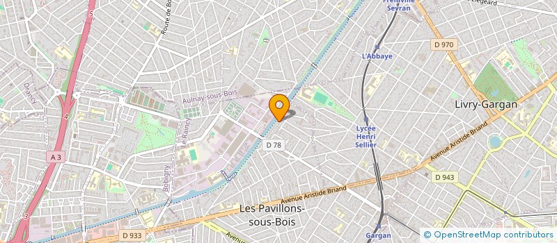 localisation de l'entreprise SAHANA ENTERTAINMENT  LES PAVILLONS-SOUS-BOIS