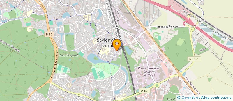 localisation de l'entreprise SAHANA SCI  MOISSY-CRAMAYEL