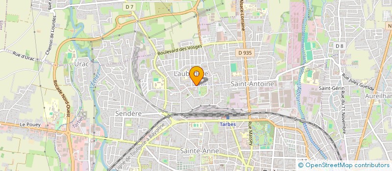 localisation de l'entreprise SAHAR'AVENIR  TARBES