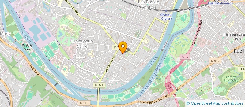 localisation de l'entreprise SAHAR PRESSE INTERNATIONALE à CROISSY-SUR-SEINE