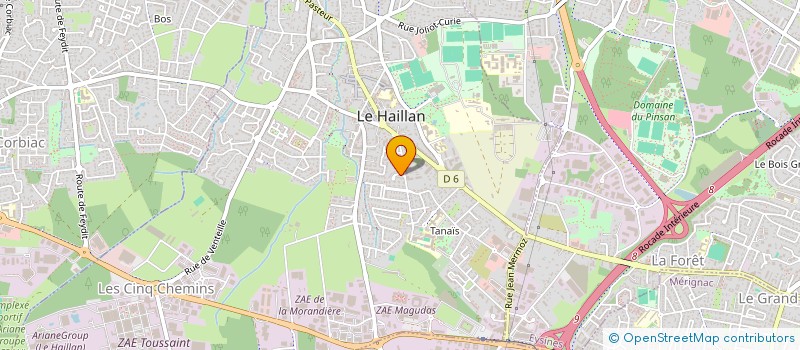 localisation de l'entreprise SAHARA IMMO  LE HAILLAN