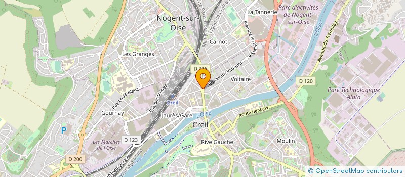 localisation de l'entreprise SAHARA PAIN à CREIL