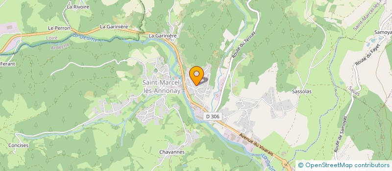 localisation de l'entreprise SAHATRI à SAINT-MARCEL-LES-ANNONAY