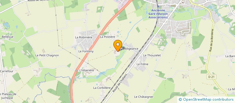 localisation de l'entreprise SAHEL  LA GARNACHE