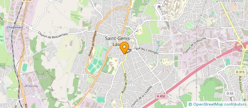 localisation de l'entreprise SAHEL DEVELOPPEMENT  SAINT-GENIS-LAVAL