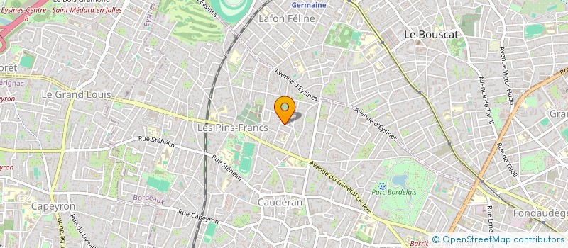 localisation de l'entreprise SAHELC  BORDEAUX