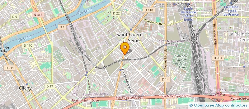 localisation de l'entreprise SAHIB à SAINT-OUEN-SUR-SEINE