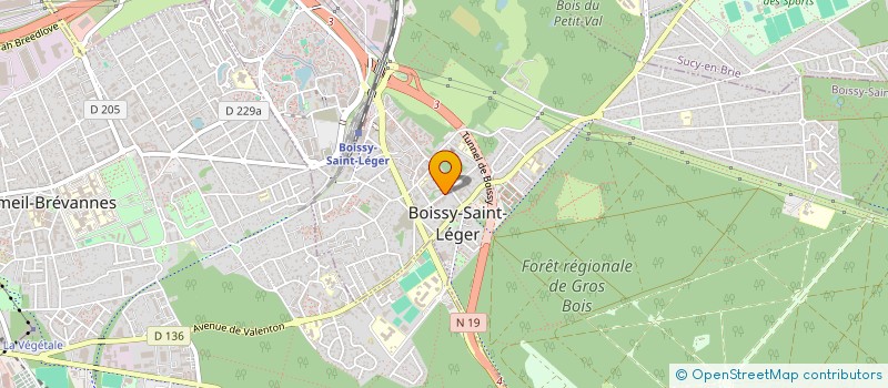 localisation de l'entreprise SAHIELLE DEV à BOISSY-SAINT-LEGER