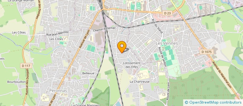 localisation de l'entreprise SAHIN à PERONNAS
