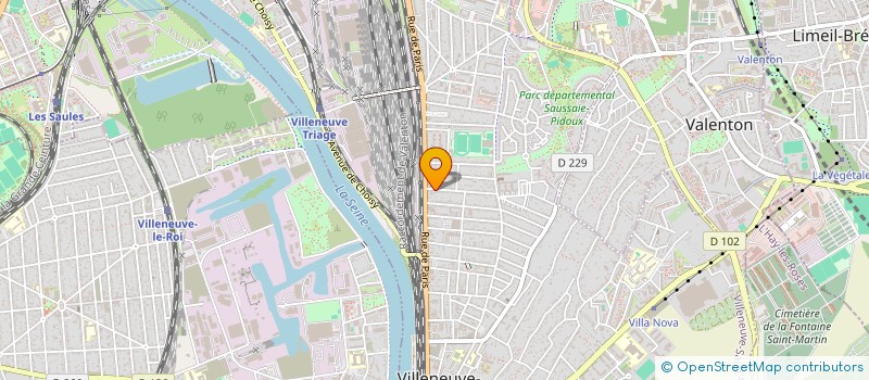 localisation de l'entreprise SAHIN  VILLENEUVE-SAINT-GEORGES