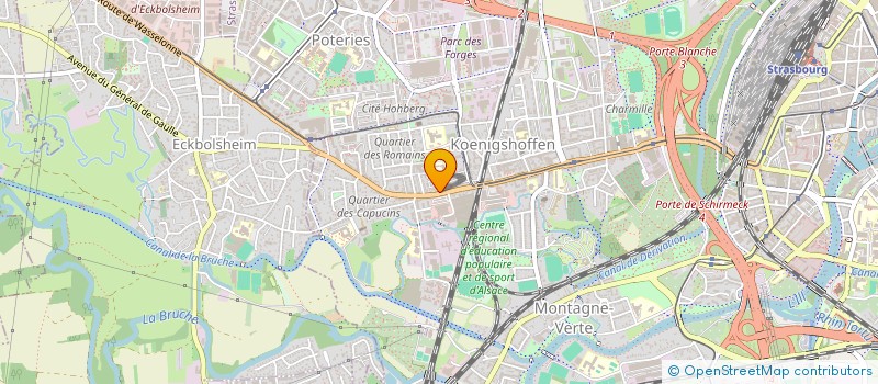 localisation de l'entreprise SAHIN  STRASBOURG