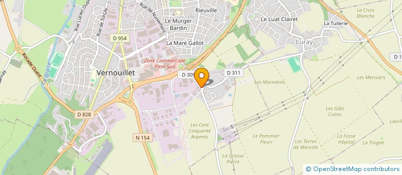 localisation de l'entreprise SAHIN AUTO à VERNOUILLET