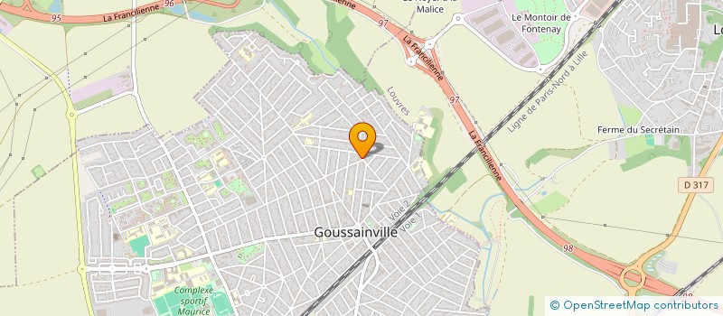 localisation de l'entreprise SAHIN BAT à GOUSSAINVILLE