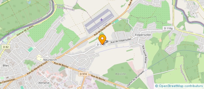 localisation de l'entreprise SAHIN CONSTRUCTION  SARREGUEMINES