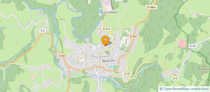 localisation de l'entreprise SAHIN HOLDING  BOURGANEUF