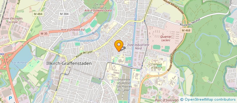 localisation de l'entreprise SAHIN TAXIS  ILLKIRCH-GRAFFENSTADEN