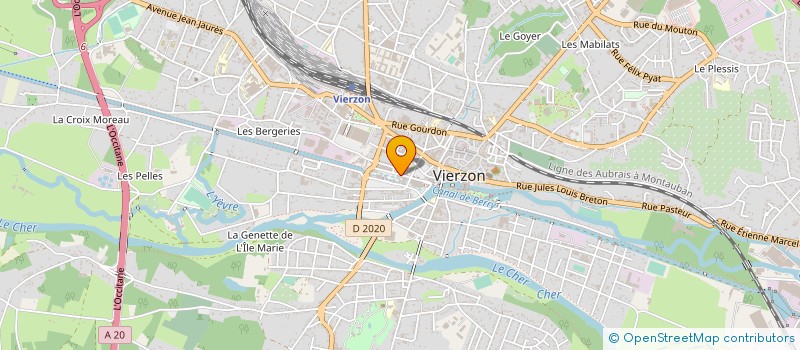 localisation de l'entreprise SAHINO FACADE SARL  VIERZON