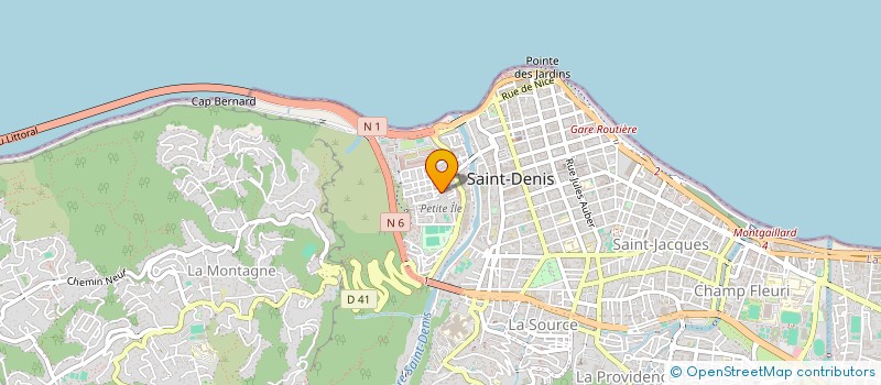 localisation de l'entreprise SAHIR à SAINT-DENIS
