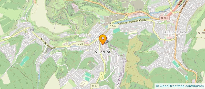 localisation de l'entreprise SAHIRA  VILLERUPT